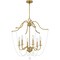 Quoizel Sunday Chandelier 6 Lights Aged Brass SDY5028AB - alternate 4